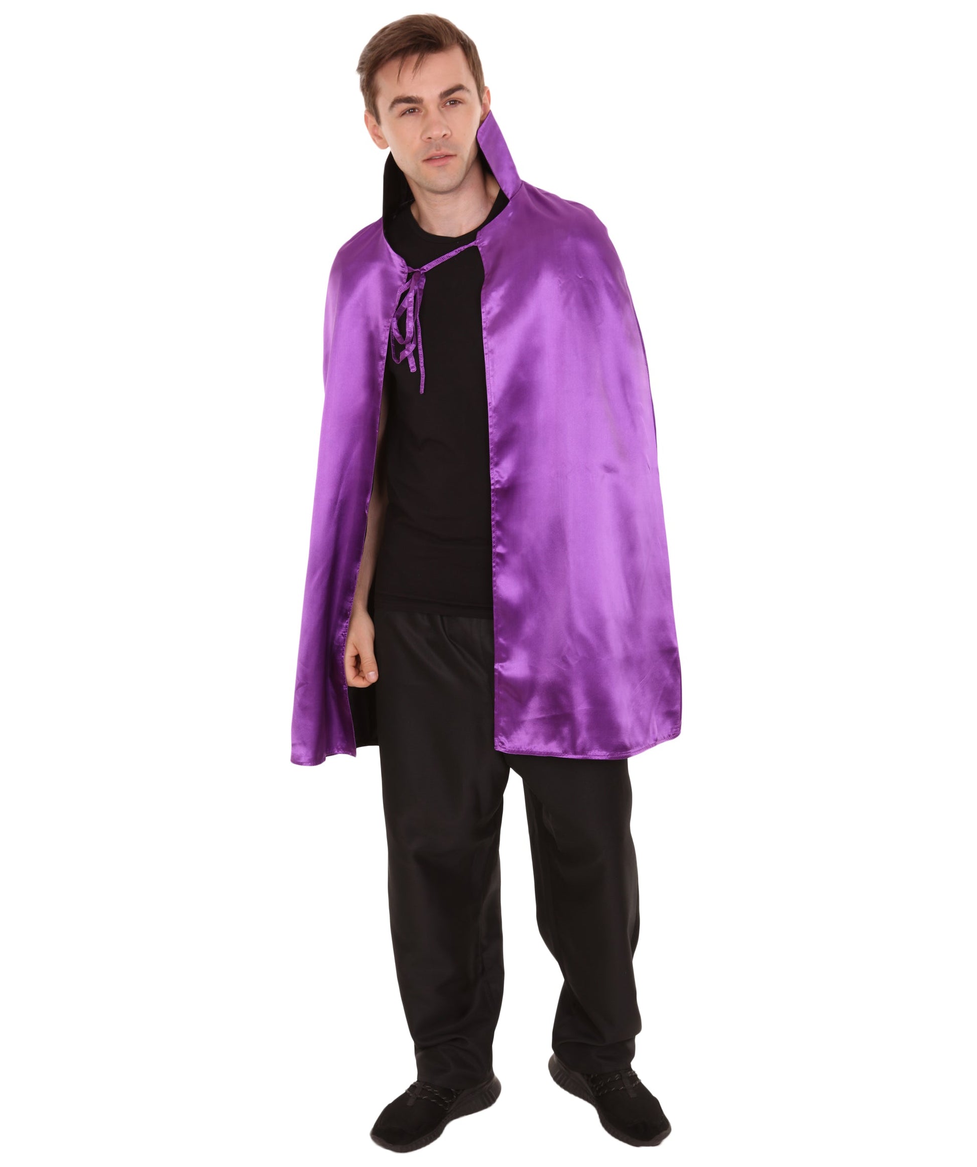 Lilac/Black Reversible Vampire Cape Costume