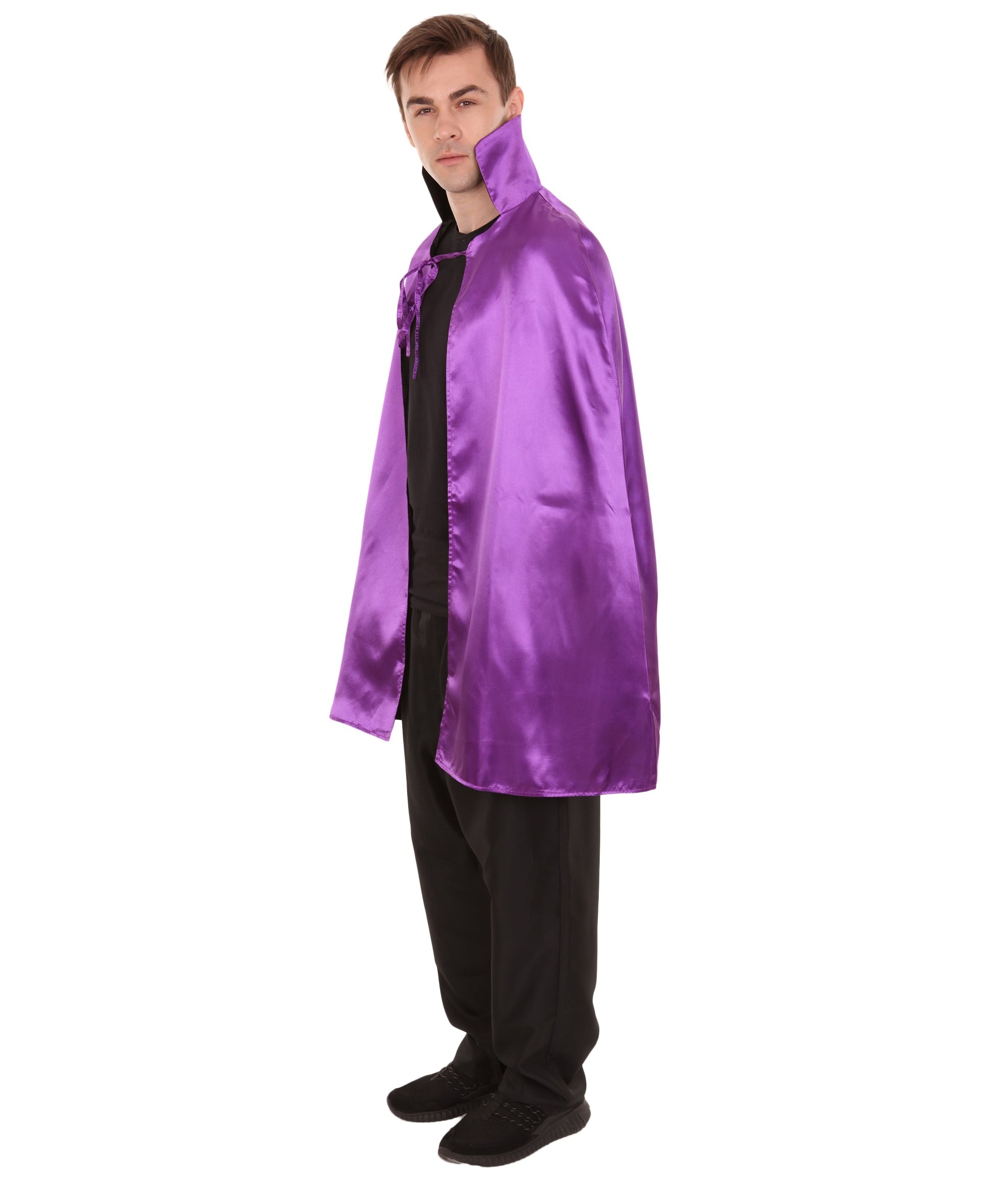 Lilac/Black Reversible Vampire Cape Costume