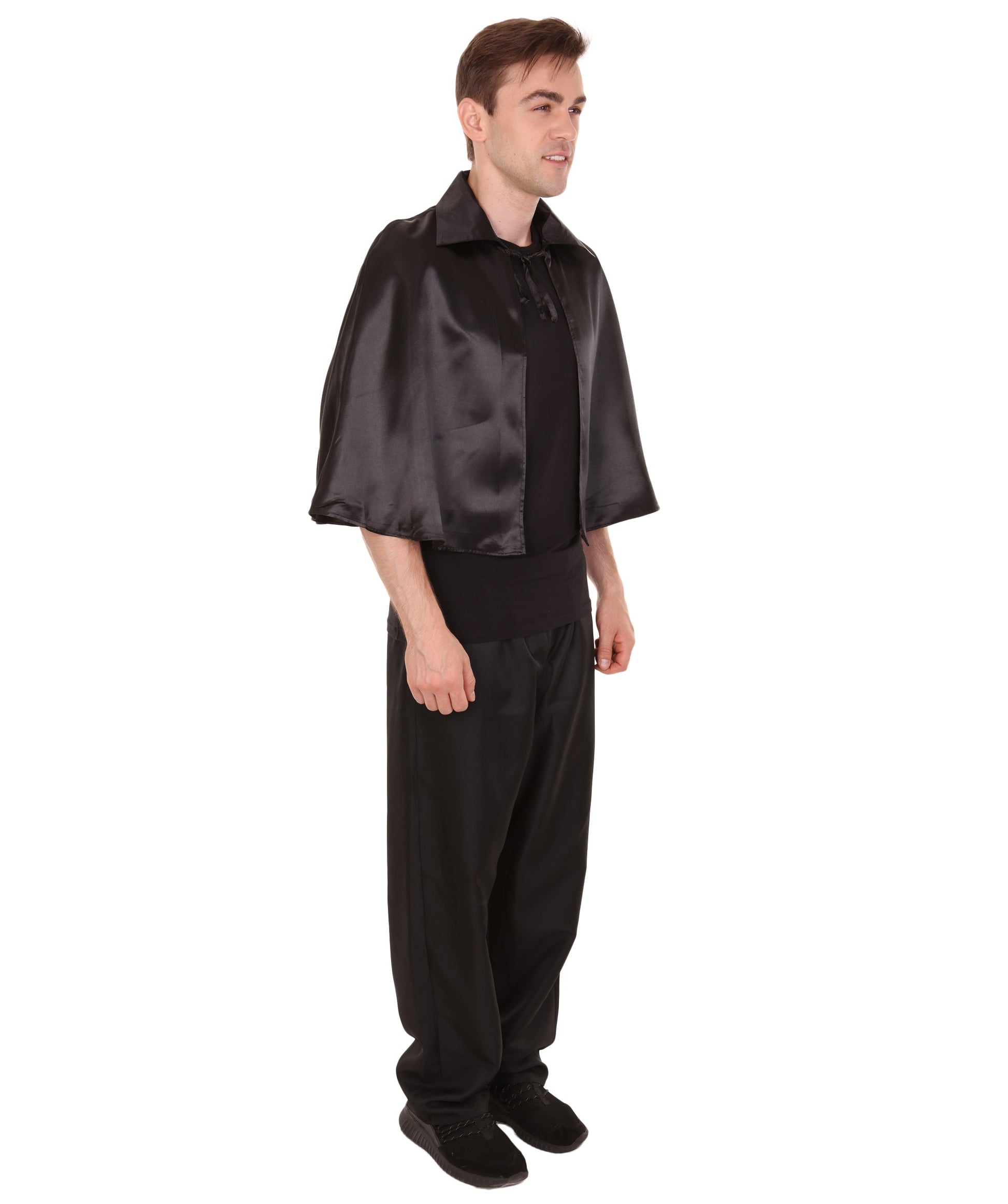 Black Vampire Cape Costume