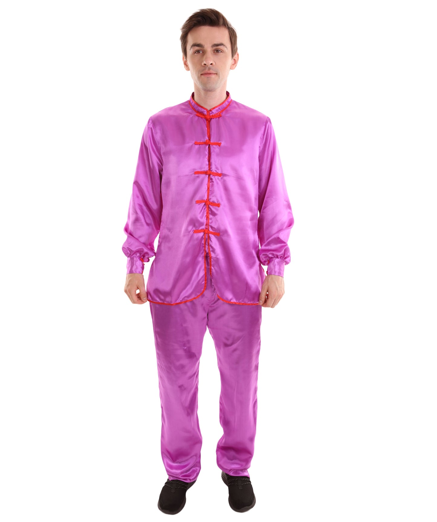 Neon Purple Traditional Kung Fu Costume