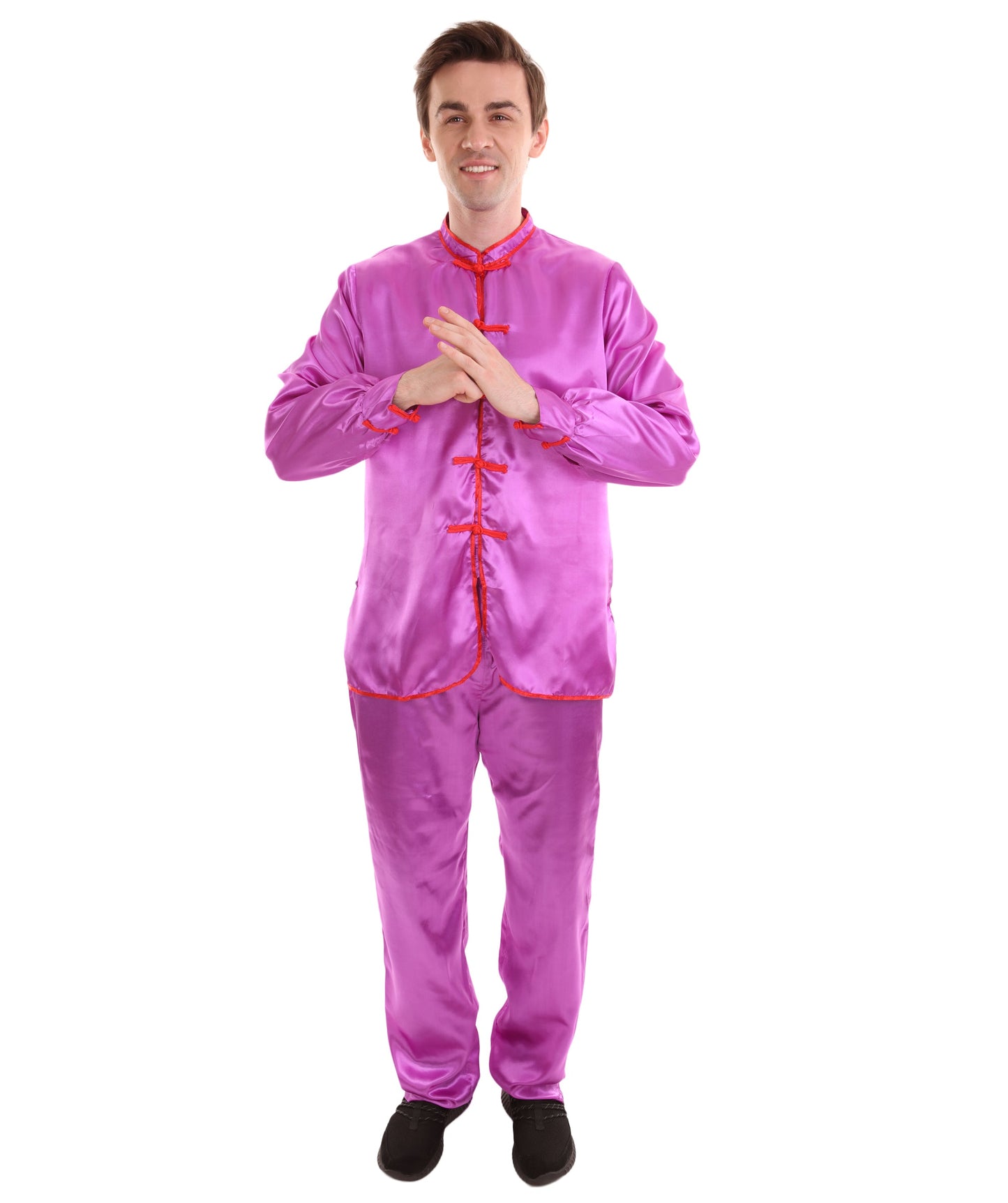 Neon Purple Traditional Kung Fu Costume