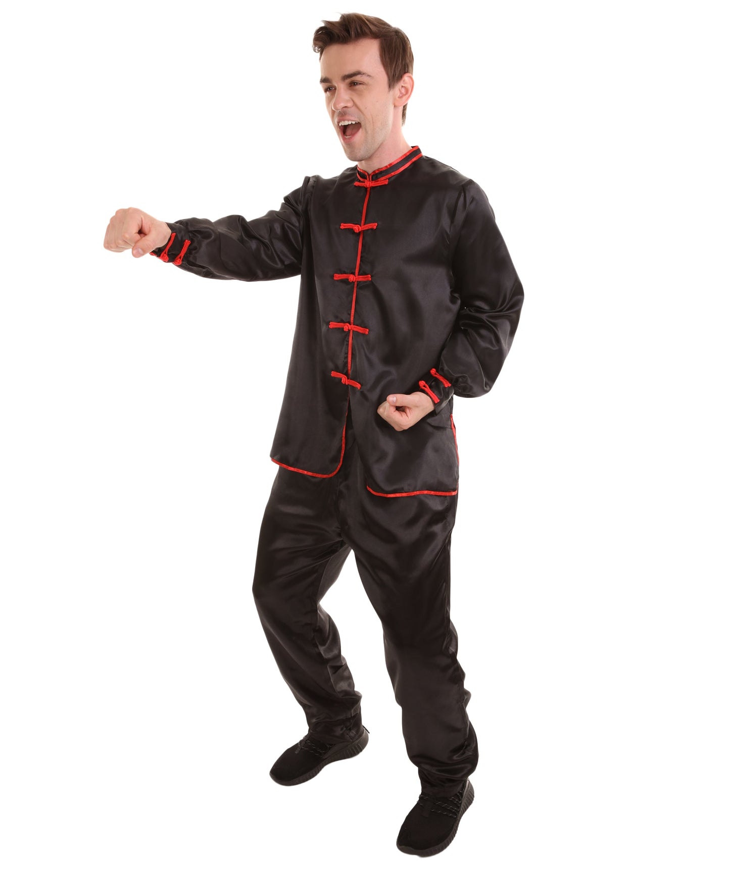 Black Chinese Traditional Kung Fu Costume