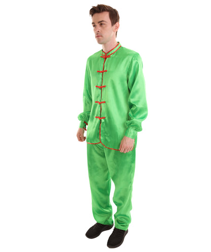 Light Green Chinese Traditional Kung Fu Costume