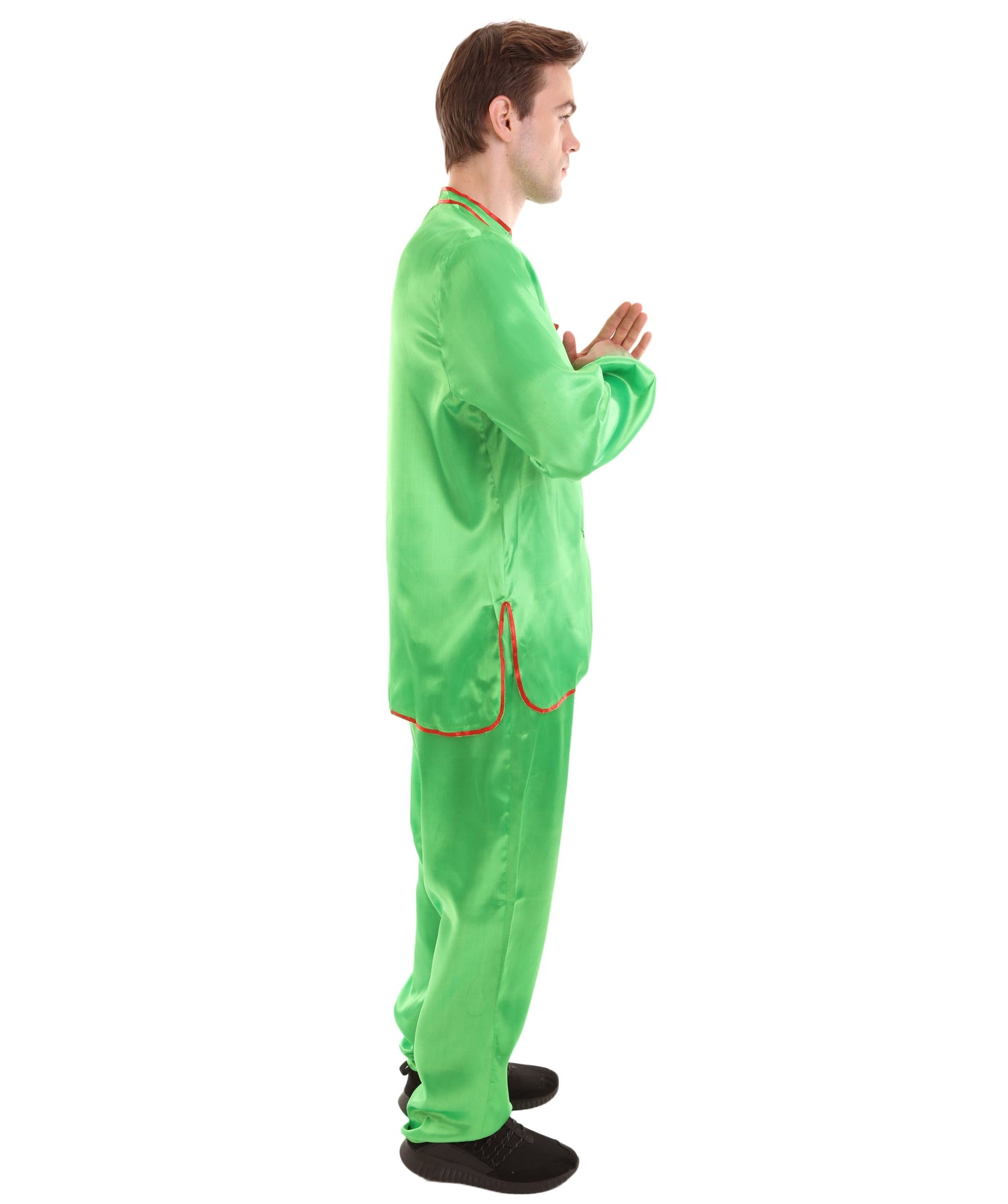 Light Green Chinese Traditional Kung Fu Costume