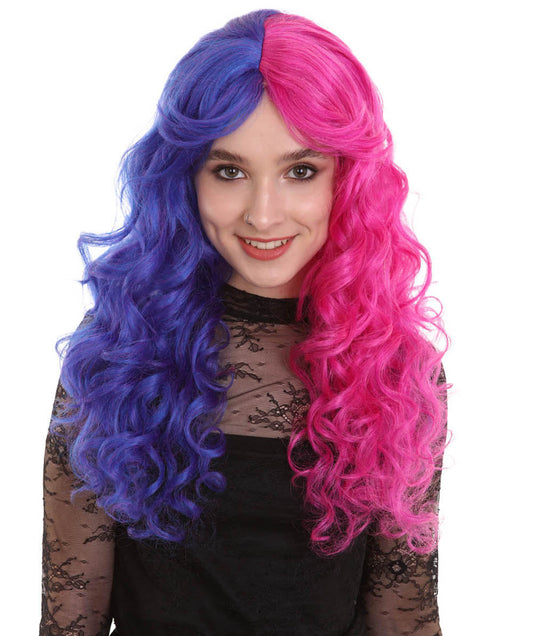 two tone curly wig