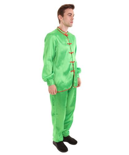 Light Green Chinese Traditional Kung Fu Costume