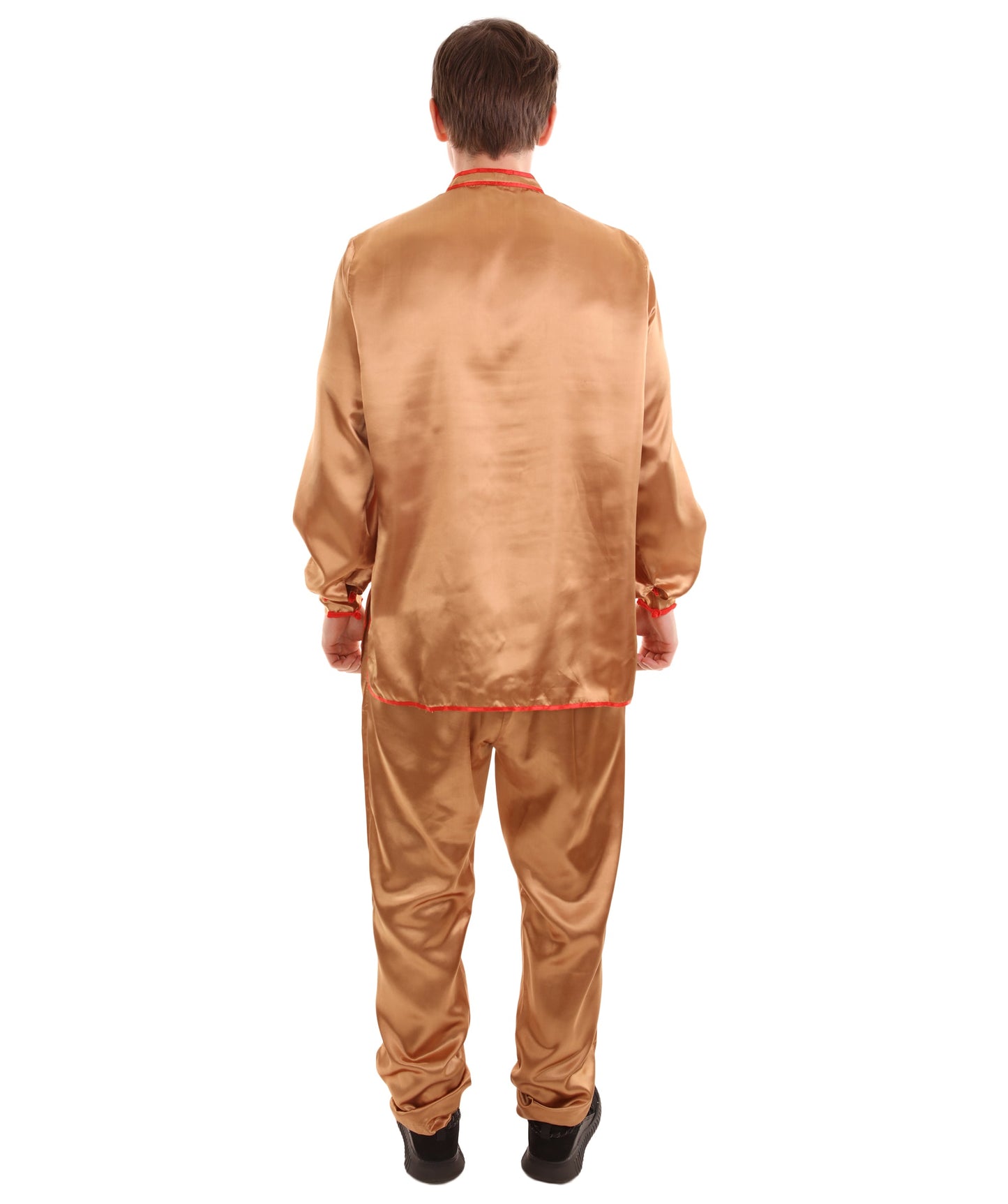 Brown Chinese Traditional Kung Fu Costume