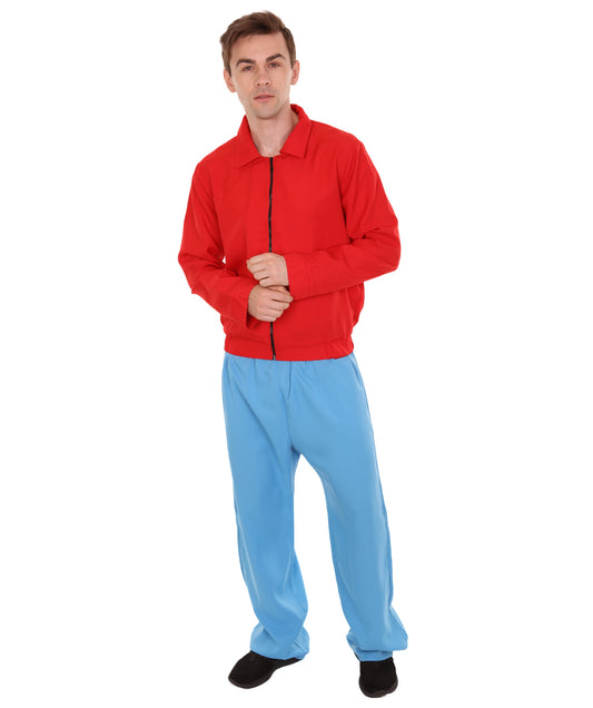 Red and Blue Fry Costume