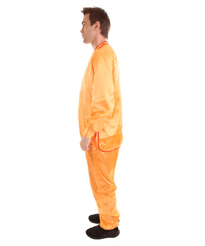 Orange Chinese Traditional Kung Fu Costume