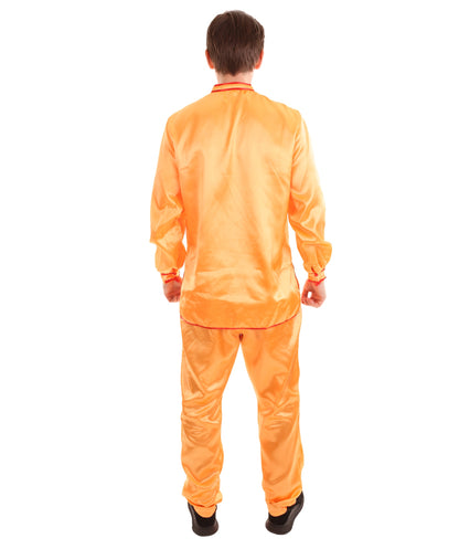 Orange Chinese Traditional Kung Fu Costume