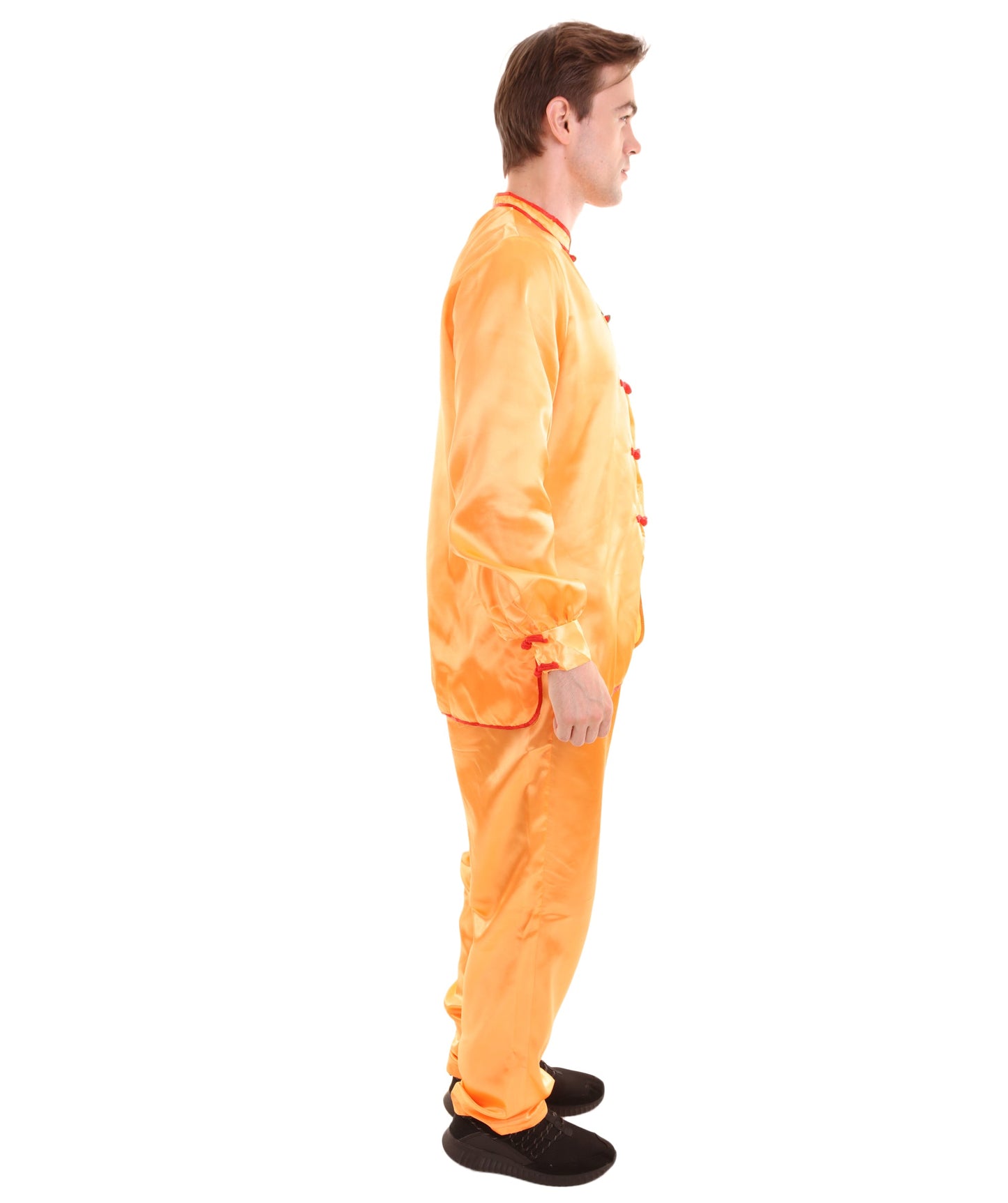 Orange Chinese Traditional Kung Fu Costume