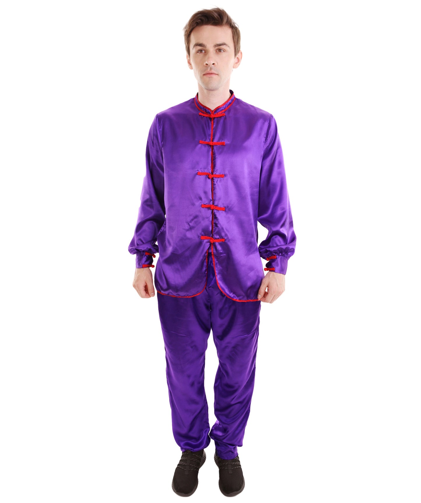 Dark Purple Traditional Kung Fu Costume