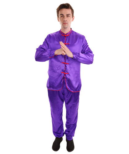 Dark Purple Traditional Kung Fu Costume