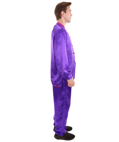 Dark Purple Traditional Kung Fu Costume