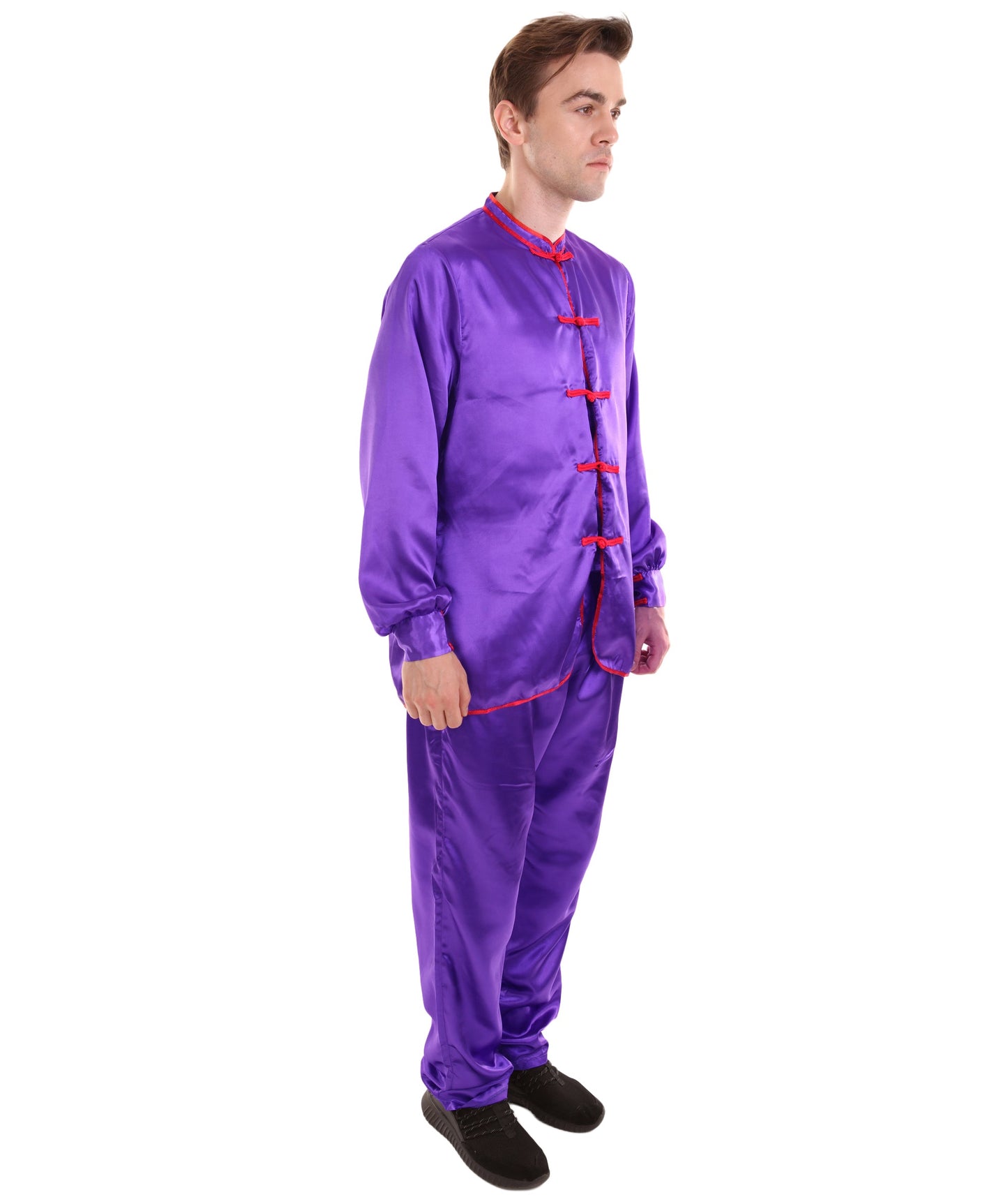 Dark Purple Traditional Kung Fu Costume