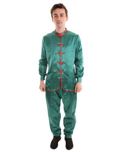 Green Chinese Traditional Kung Fu Costume