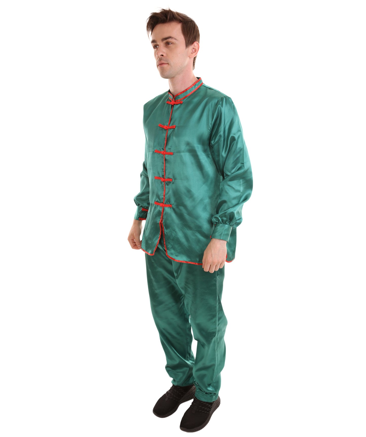 Green Chinese Traditional Kung Fu Costume