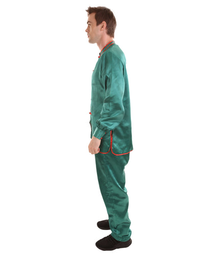 Green Chinese Traditional Kung Fu Costume