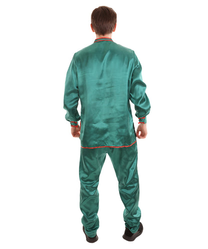 Green Chinese Traditional Kung Fu Costume