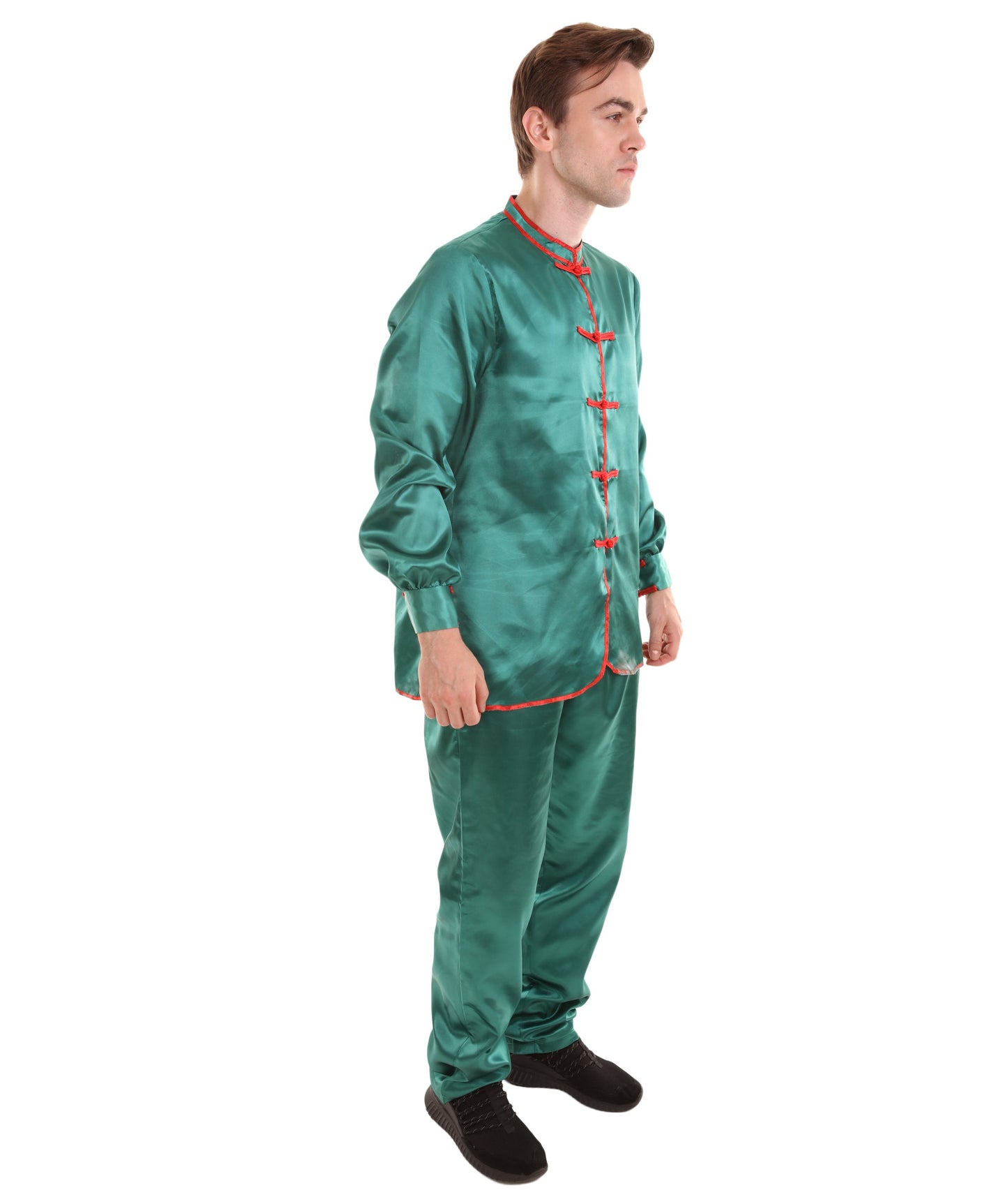 Green Chinese Traditional Kung Fu Costume