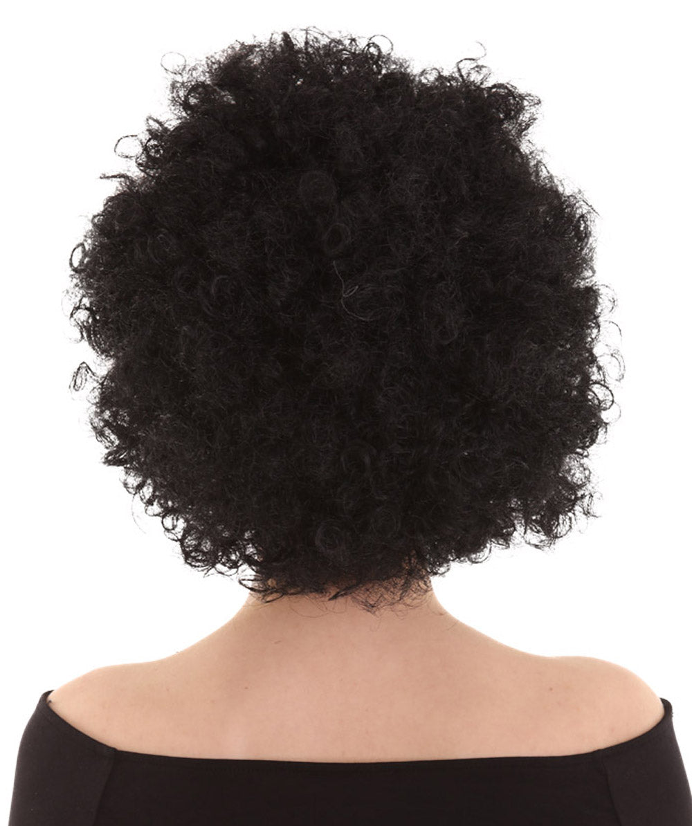 Clown Collection | Women's Black Color Curly Afro Clown Wig