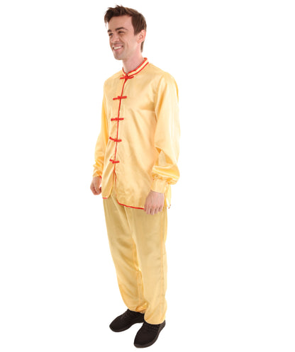 Light Gold Chinese Traditional Kung Fu Costume