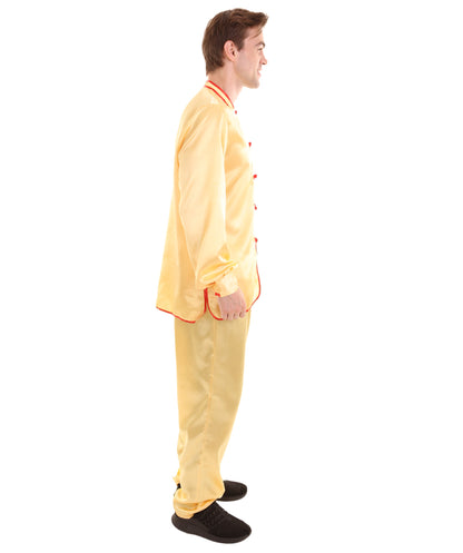 Light Gold Chinese Traditional Kung Fu Costume