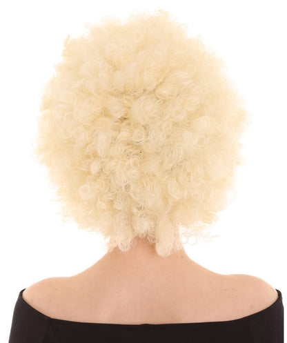 Clown Collection | Women's Blonde  Color Curly Afro Clown Wig