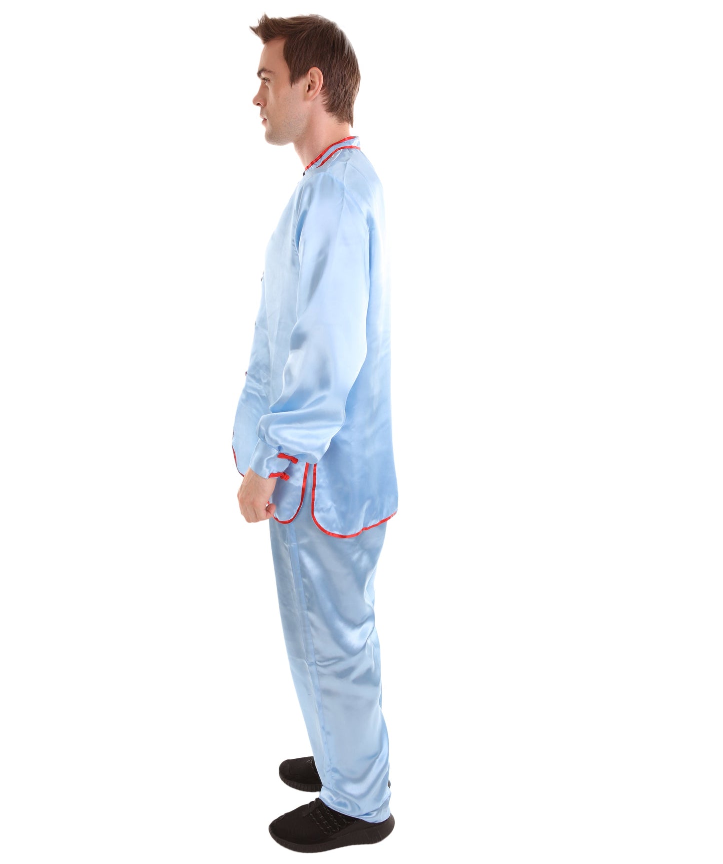 Light Blue Chinese Traditional Kung Fu Costume