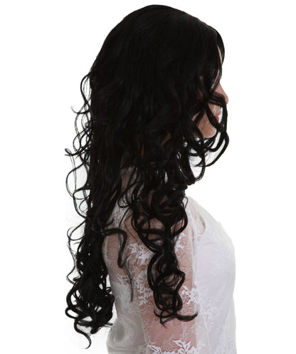 women's black wig