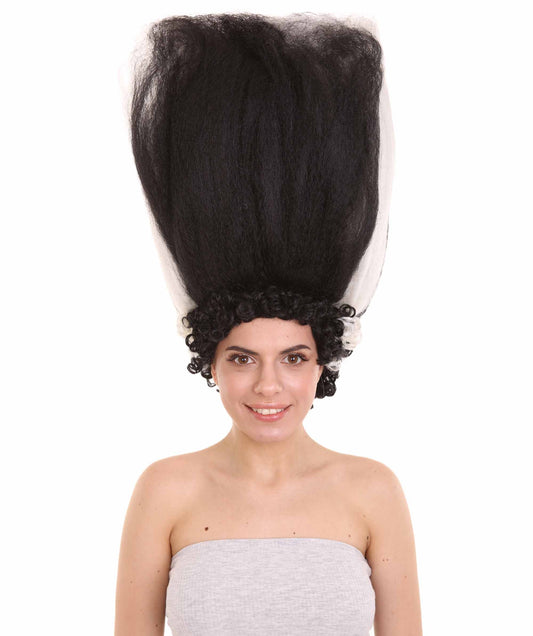 Black & White Horror Bride Wig