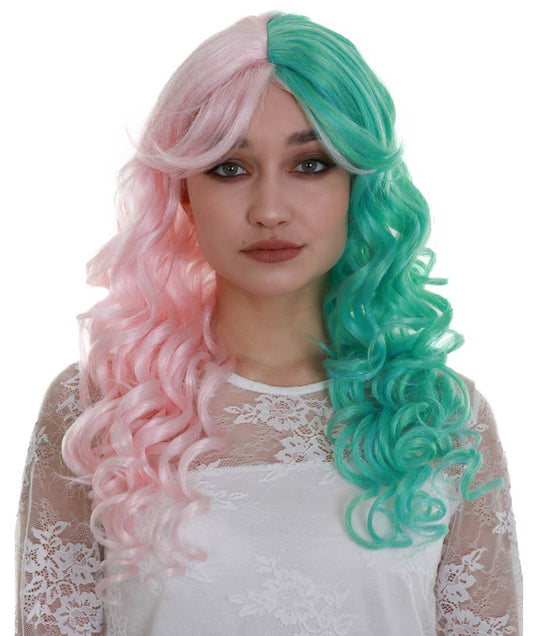 Women's Two Tone Curly Wig