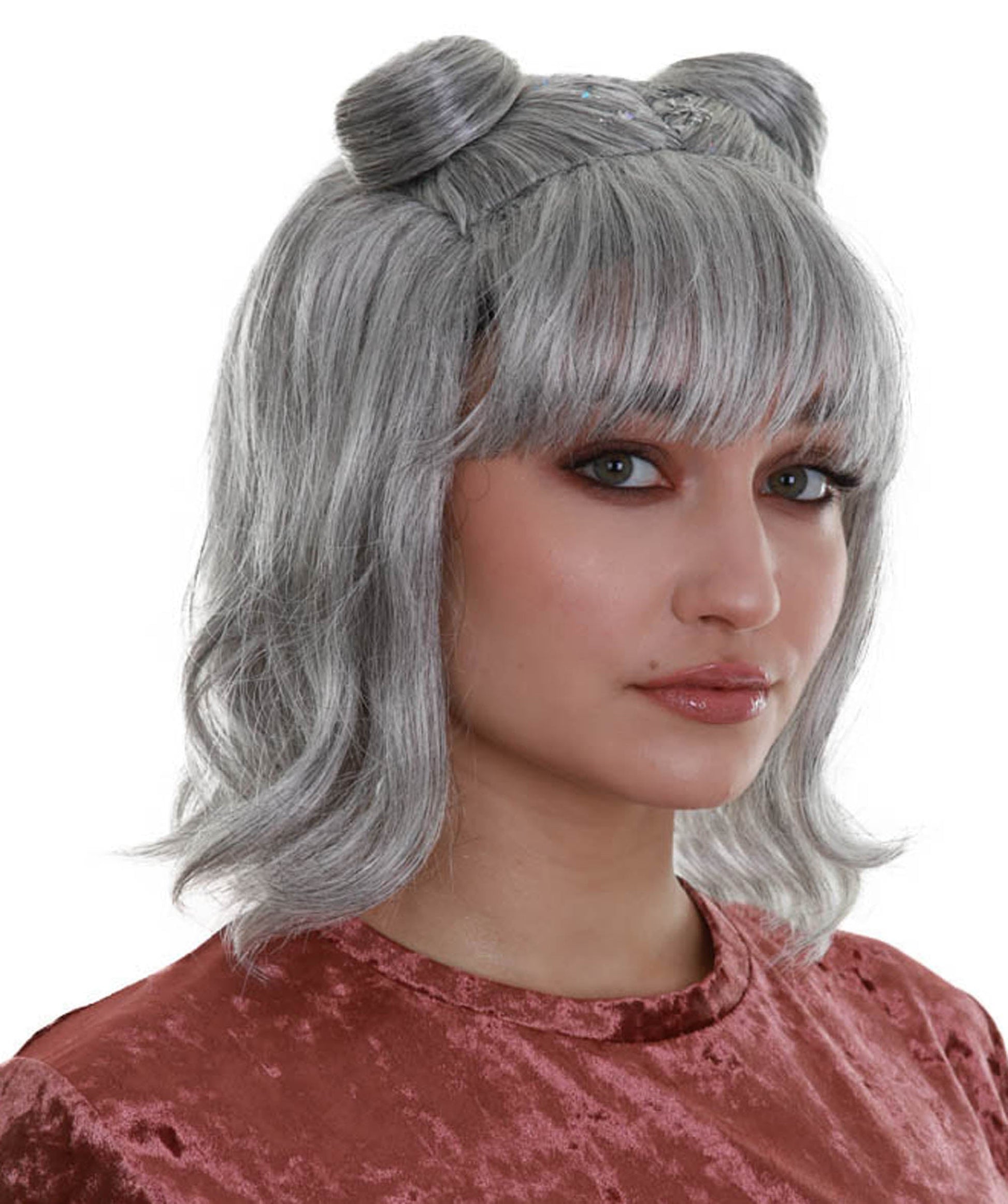 space bun wig