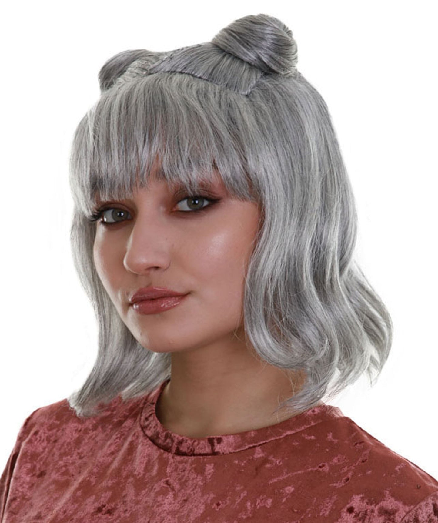 space bun wig