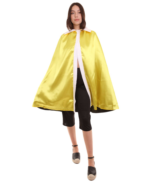 Yellow/Black Queen Reversible Robe Costume