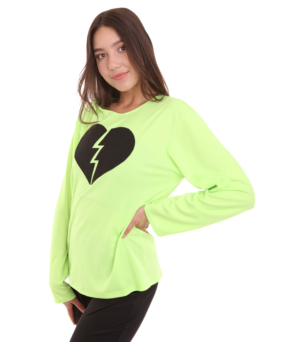 Lime Broken Heart Costume