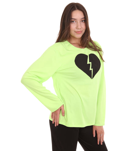 Lime Broken Heart Costume