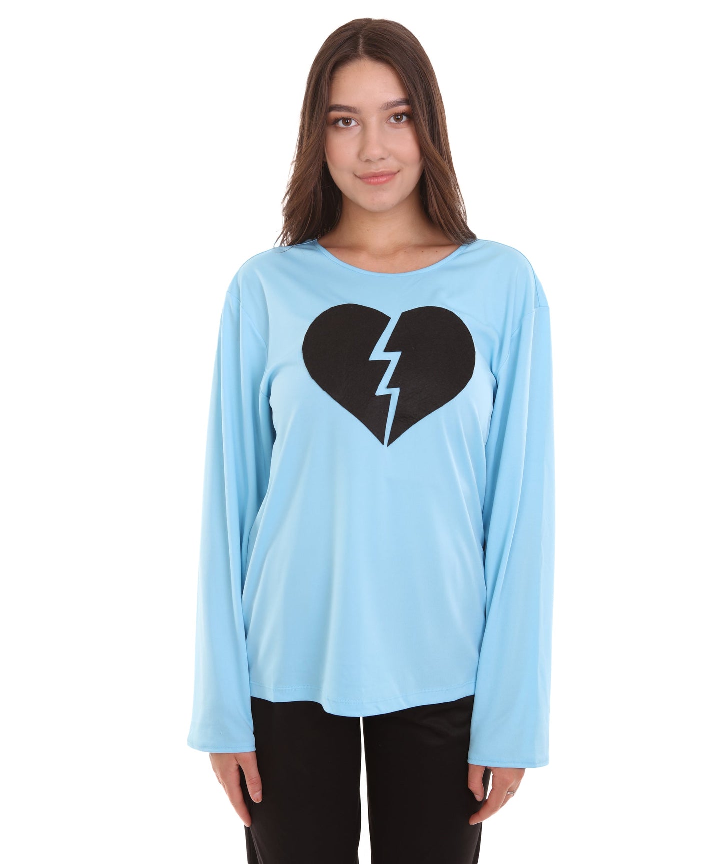 Light Blue Broken Heart Costume