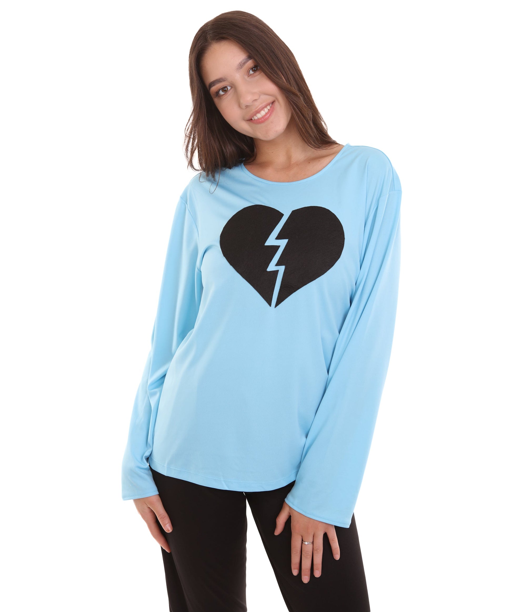 Light Blue Broken Heart Costume