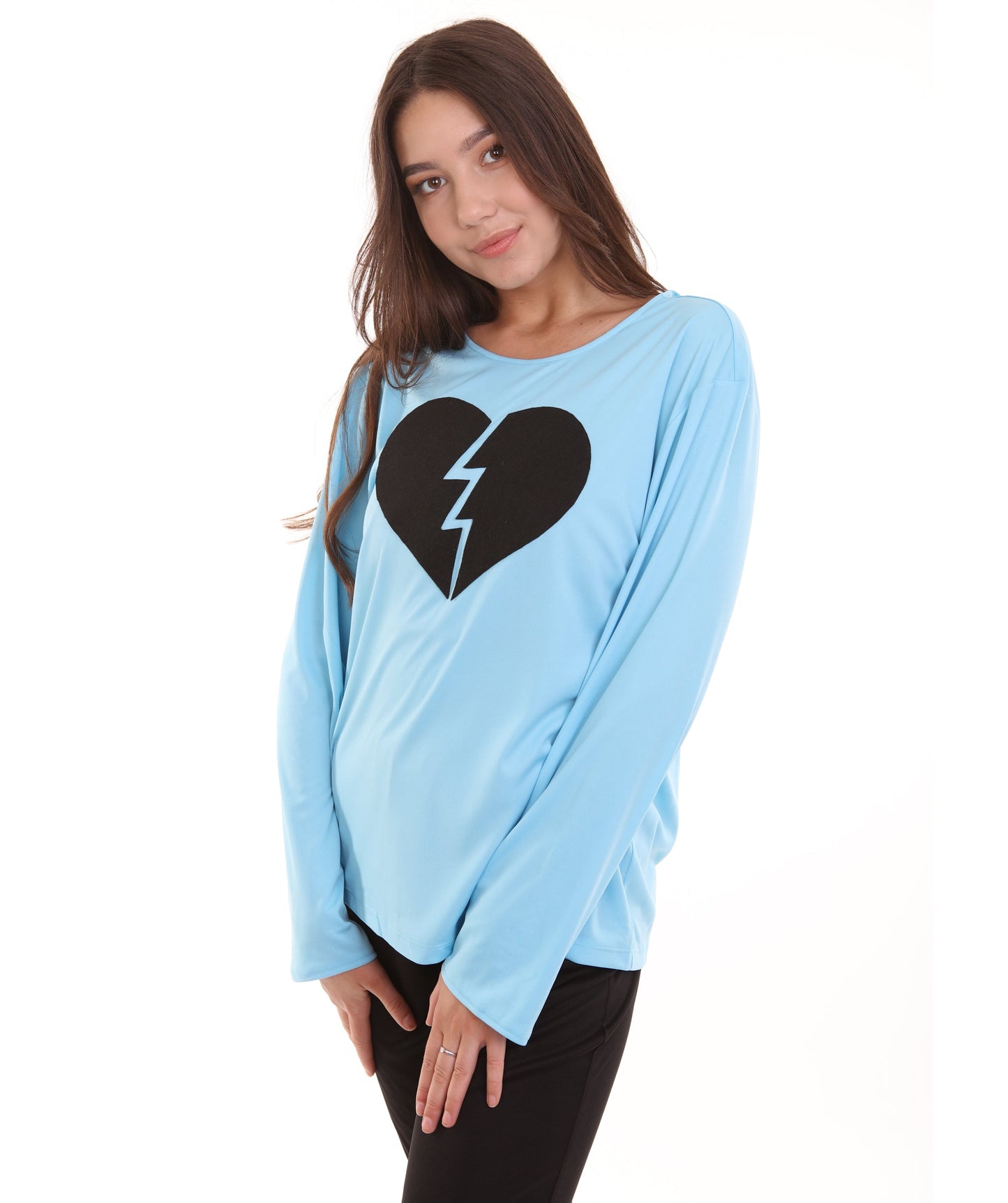 Light Blue Broken Heart Costume