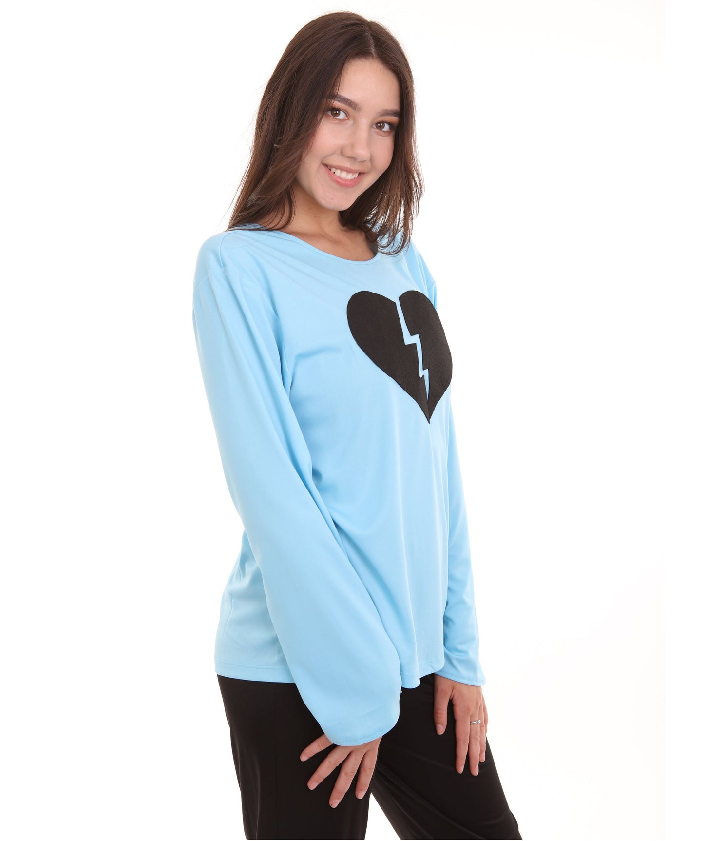 Light Blue Broken Heart Costume