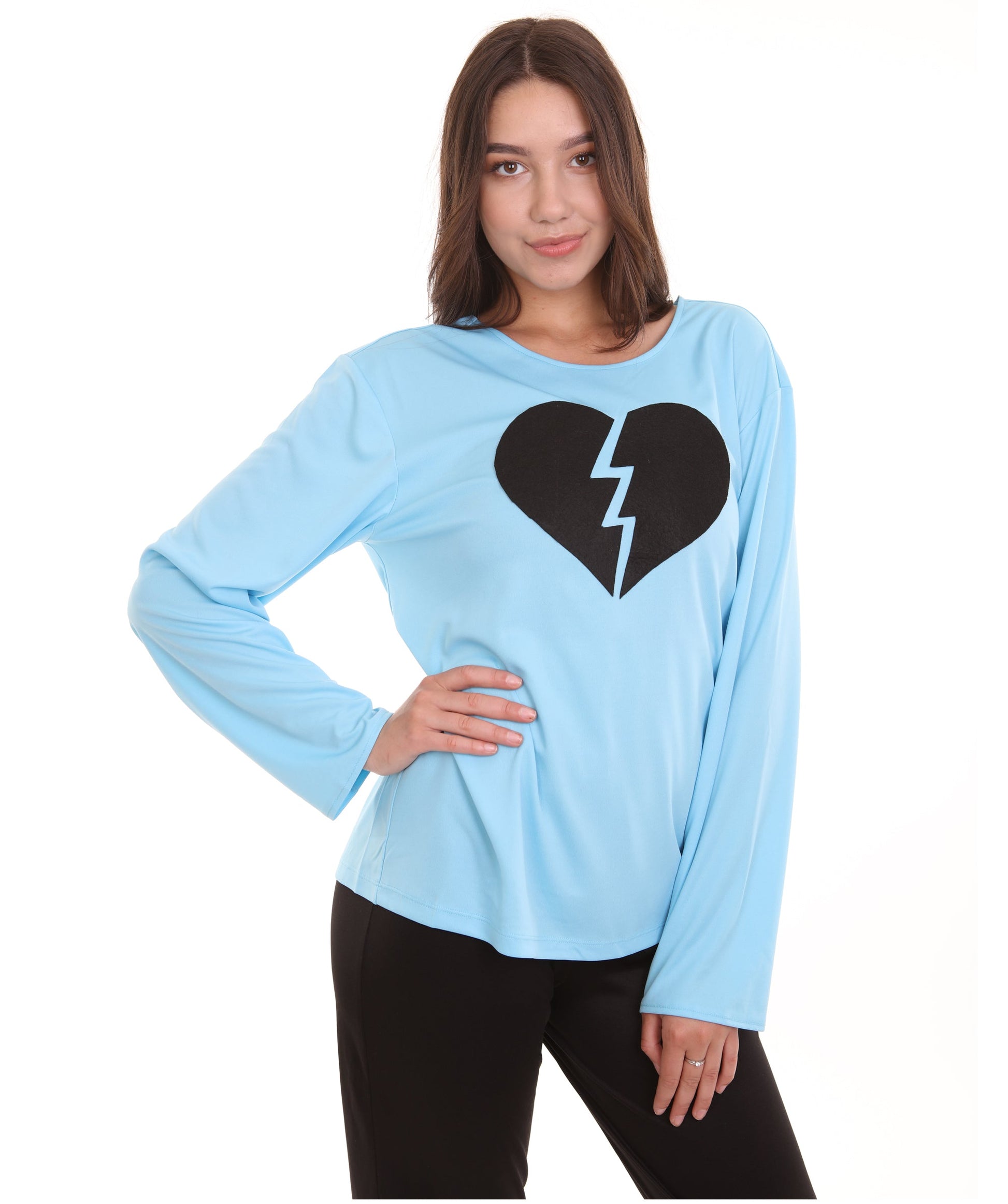 Light Blue Broken Heart Costume