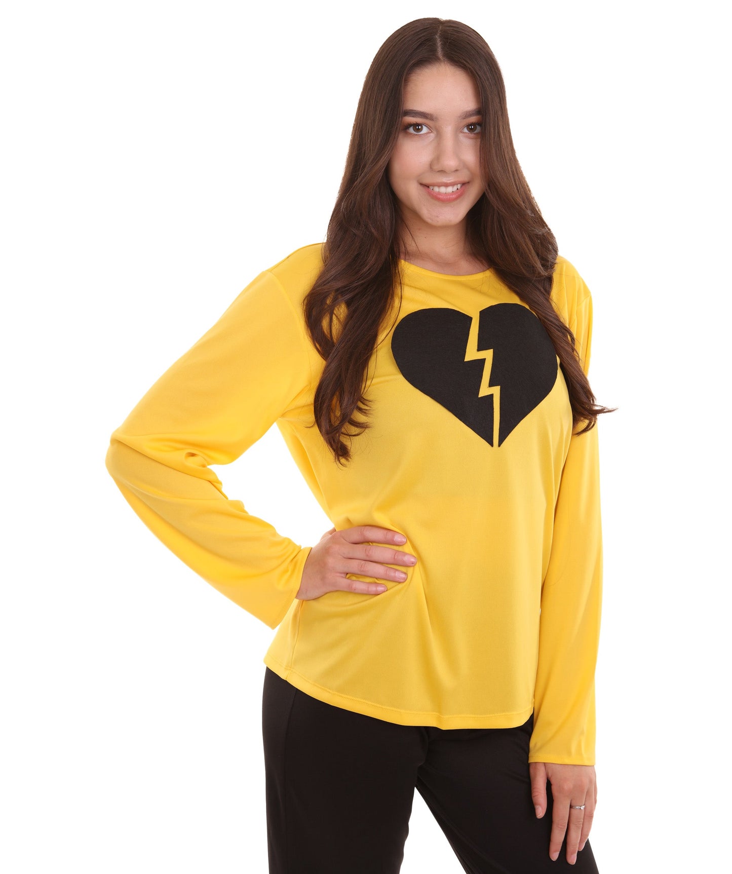 Yellow Broken Heart Costume