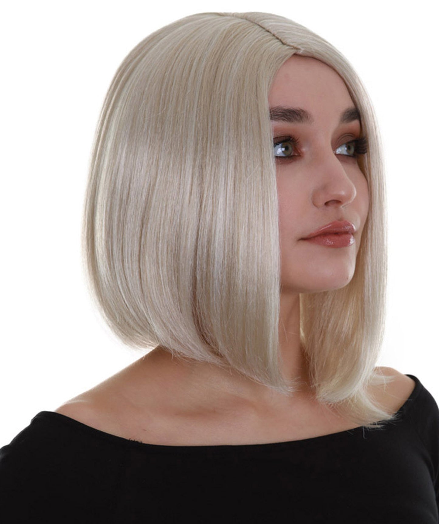 Natural Blonde Color Silk Bob