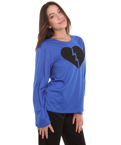 Blue Broken Heart Costume