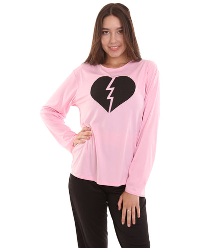 Pink Broken Heart Costume