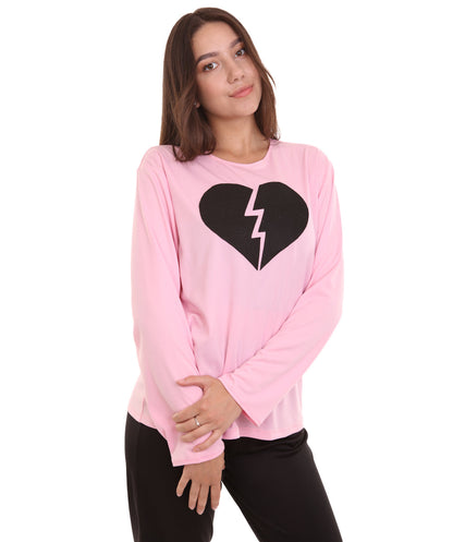 Pink Broken Heart Costume