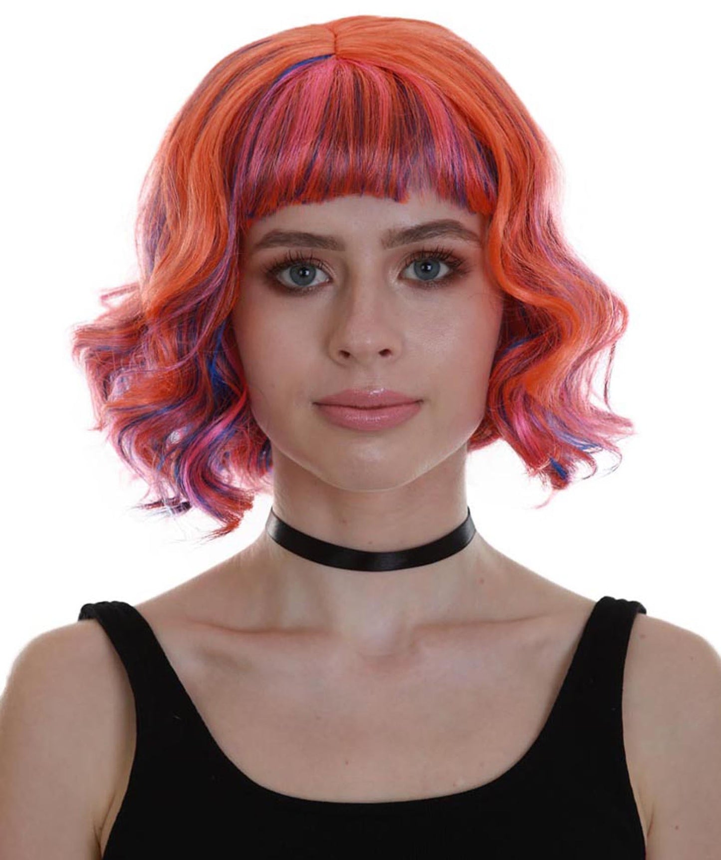 Ray of Light | Women's Pink Color Wavy Shoulder Length Trendy Ray of Light Wig