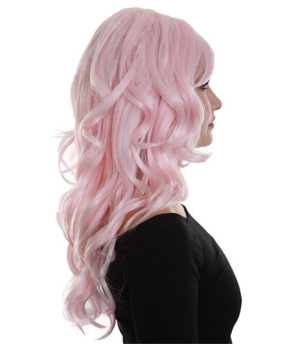 Pink Iconic Tori Wavy Wig