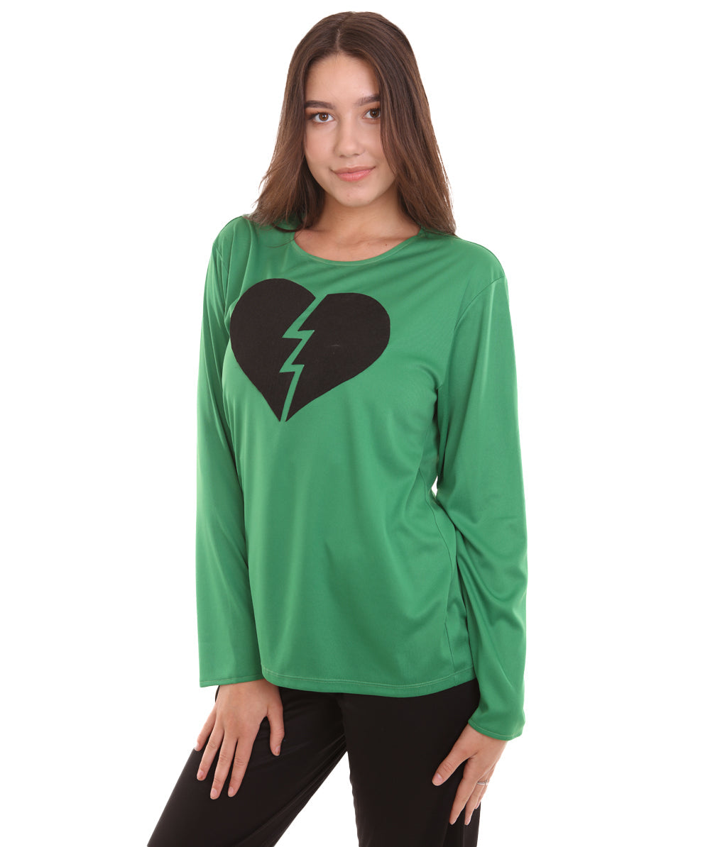 Green Broken Heart Costume